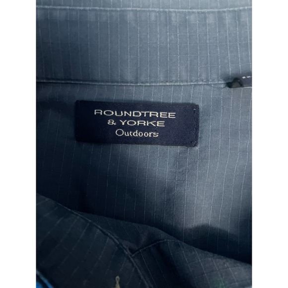 Roundtree Yorke Outdoors  Shirt Mens XLT  Button Down Short Sleeve - Picture 6 of 7